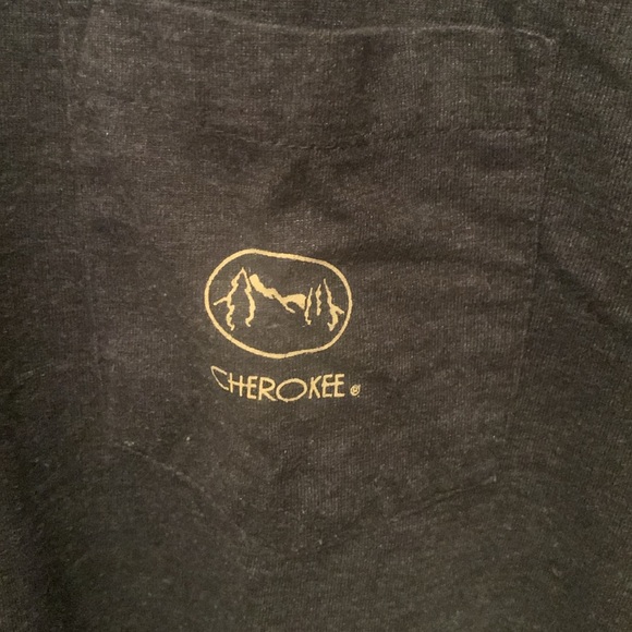 Super High Quality Cherokee Heavy Cotton Midnight Blue Tshirt SZ Medium 🔥🔥🔥 - Picture 3 of 6